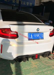 BMW M2 body kit carbon fiber rear diffuser lighting